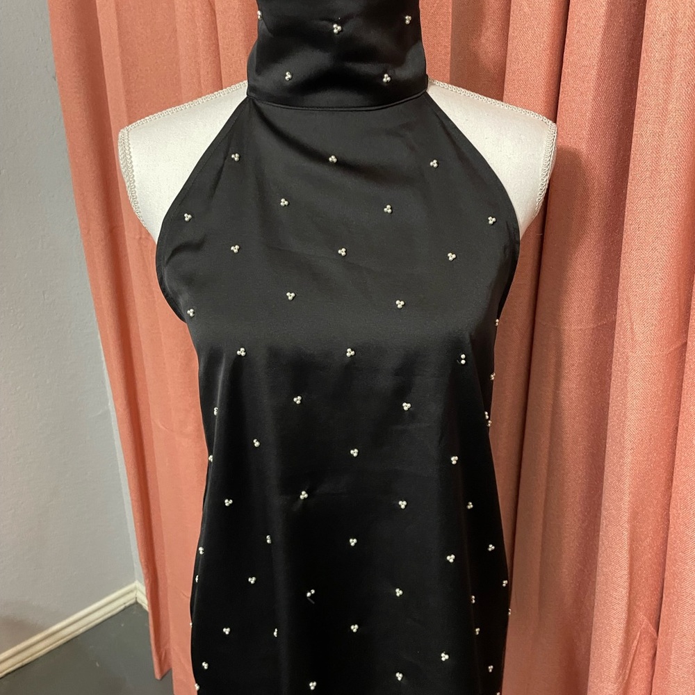 Ann Taylor Black Halter Top